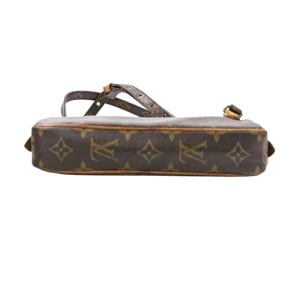 LOUIS VUITTON Authentic Brown Monogram Pochette Mini Bag - Picture 5 of 16